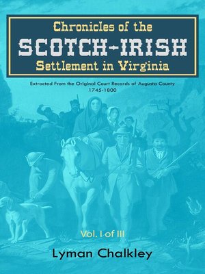 cover image of Extracted From the Original Court Records of Augusta County, 1745-1800